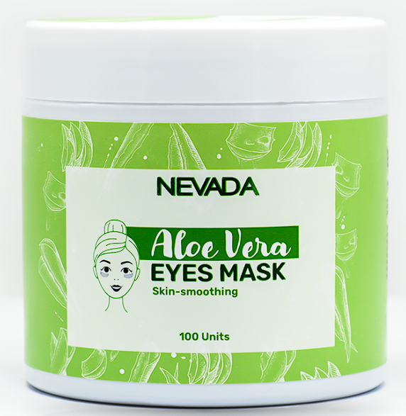 Mascarilla Contorno de Ojos Nevada Aloe Vera 100 Unidades