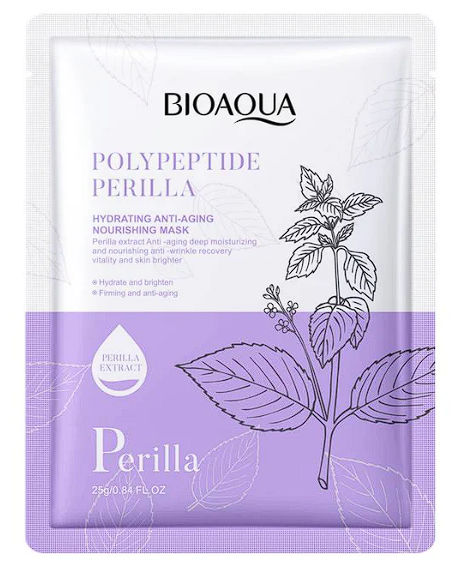 Mascarilla Facial BIOAQUA Polypeptide Perilla Hydrating Anti-Aging 25 g
