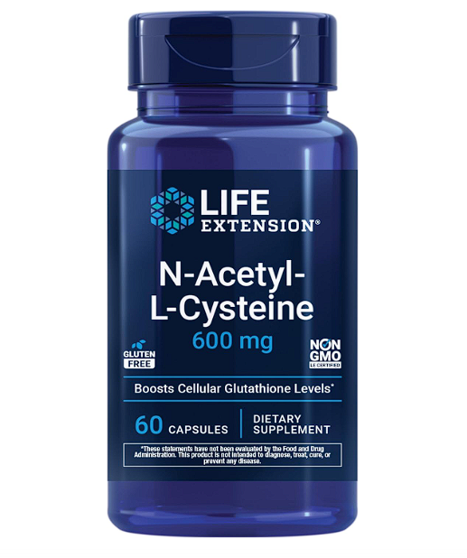 N-Acetyl-L-Cisteína (NAC), para el sistema inmunológico, salud respiratoria y del hígado