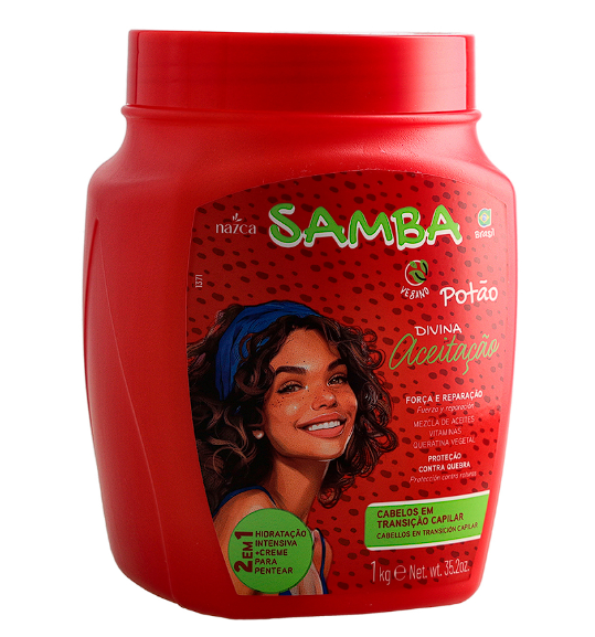 Tratamiento para el cabello 2 en 1 Divina Aceitacão Nazca Samba 1 kg