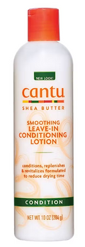 Loción Acondicionadora Sin Enjuague Cantu Shea Butter Smoothing Leave-In Conditioning Lotion 10 Oz