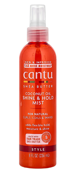Spray Finalizador Cantu Shea Butter Coconut Oil Shine & Hold Mist 236 ml