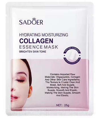 Mascarilla Facial SADOER Polypeptide Collagen Serum Face Mask 25 g