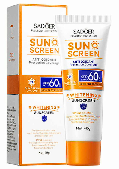 Protector Solar Facial Antioxidante SADOER SPF 60 PA+++ 40 g