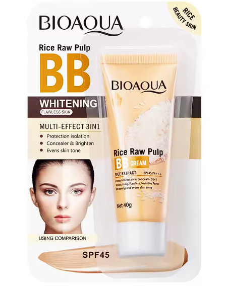BB Cream Hidratante BIOAQUA Extracto de Arroz Iluminador 40 g