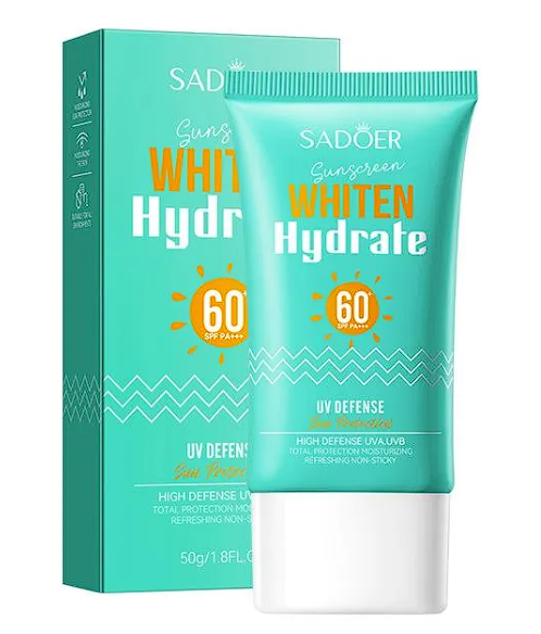 Protector Solar Hidratante y Aclarante SADOER SPF 60