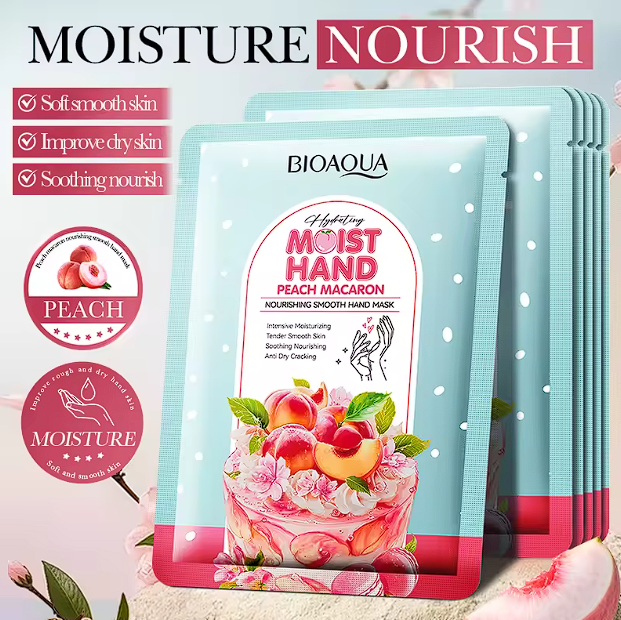 Crema de Manos Durazno Macaron BIOAQUA 30g